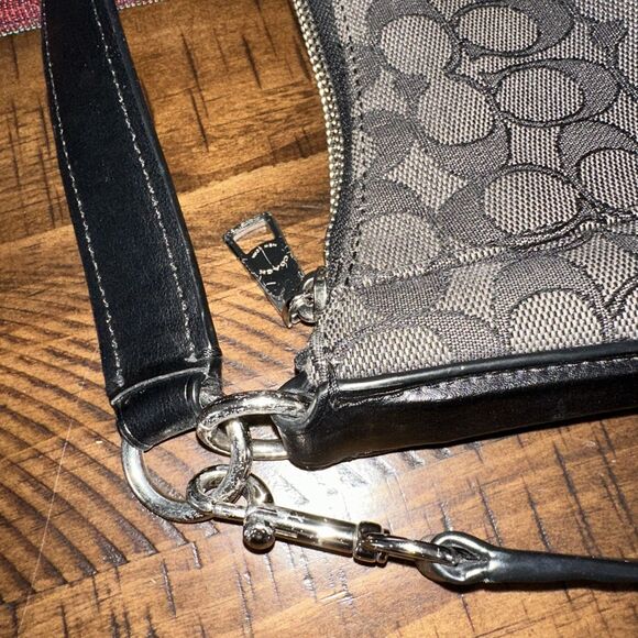 Coach Zip Top Tote with Field Plaid Print (Style F80028) - Picture 14 of 14